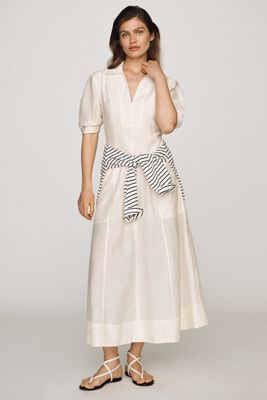 ALIGNE Tracy Sheer Midi Shirtdress
