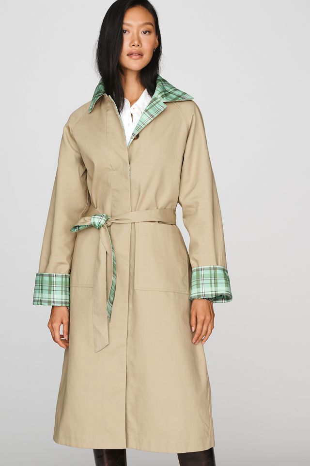 ALIGNE Barnaby 100% Cotton Reversible Trench Coat #2