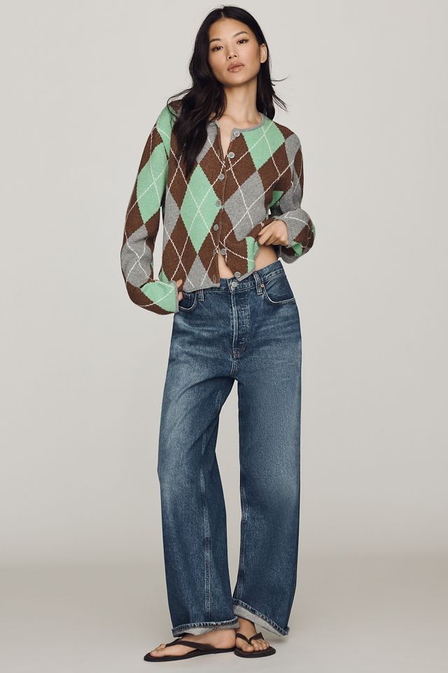 ALIGNE Aggie Argyle Cardigan #1