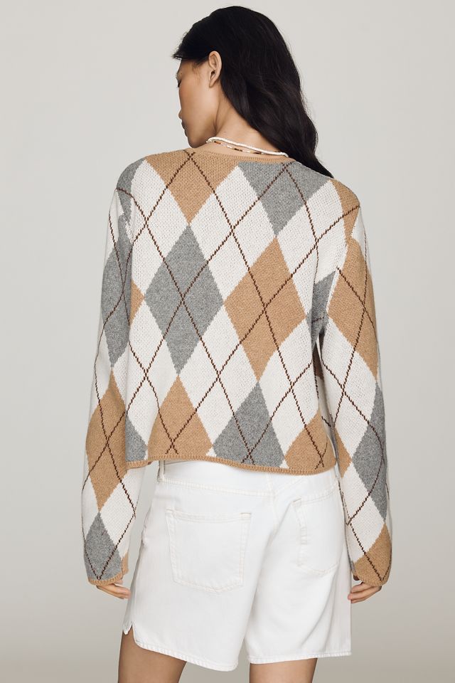 ALIGNE Aggie Argyle Cardigan #3