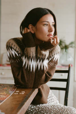 ALIGNE Dakota Fair Isle Sweater by Anthropologie