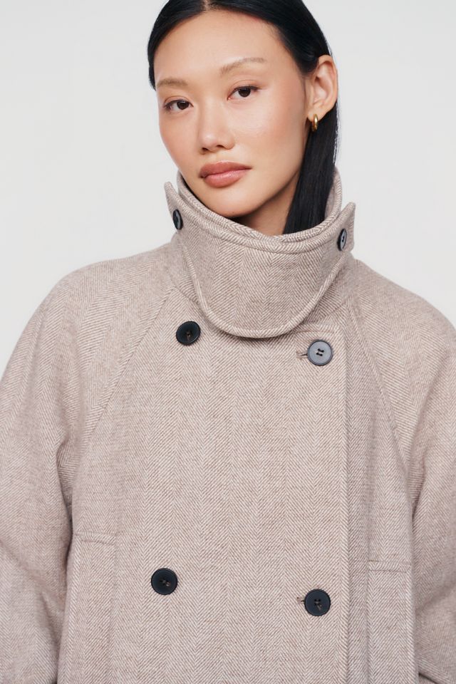 ALIGNE Henrietta Wool Blend Coat #3