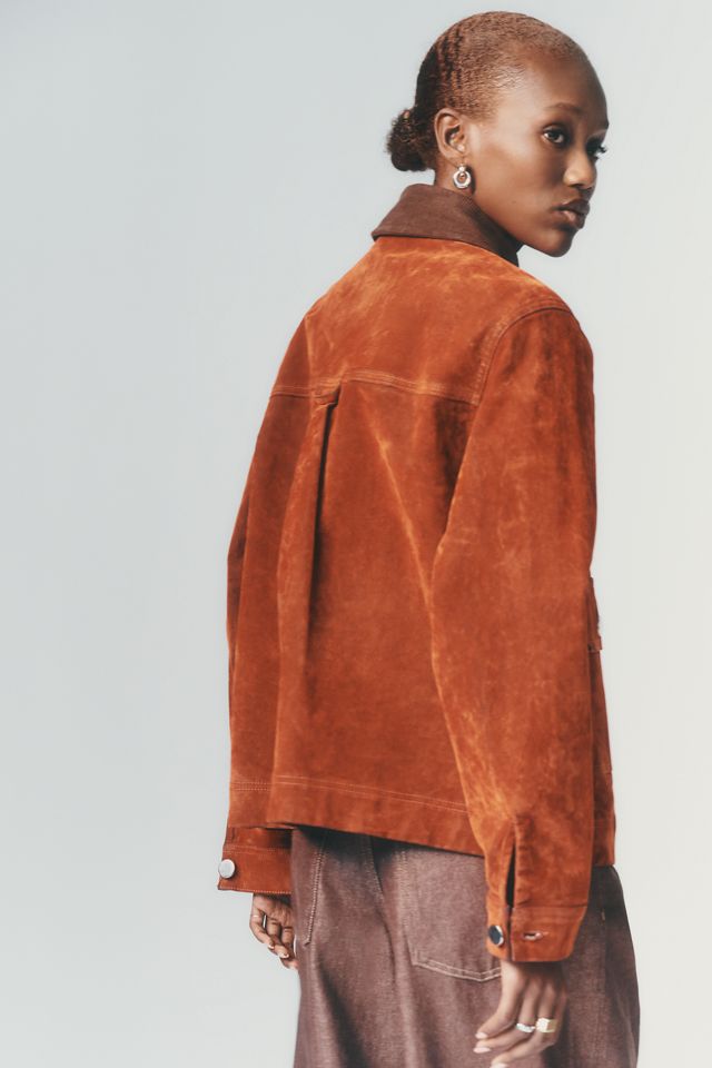ALIGNE Bark Flock Cotton Stretch Jacket #1