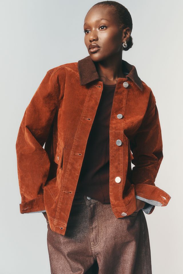 ALIGNE Bark Flock Cotton Stretch Jacket #2