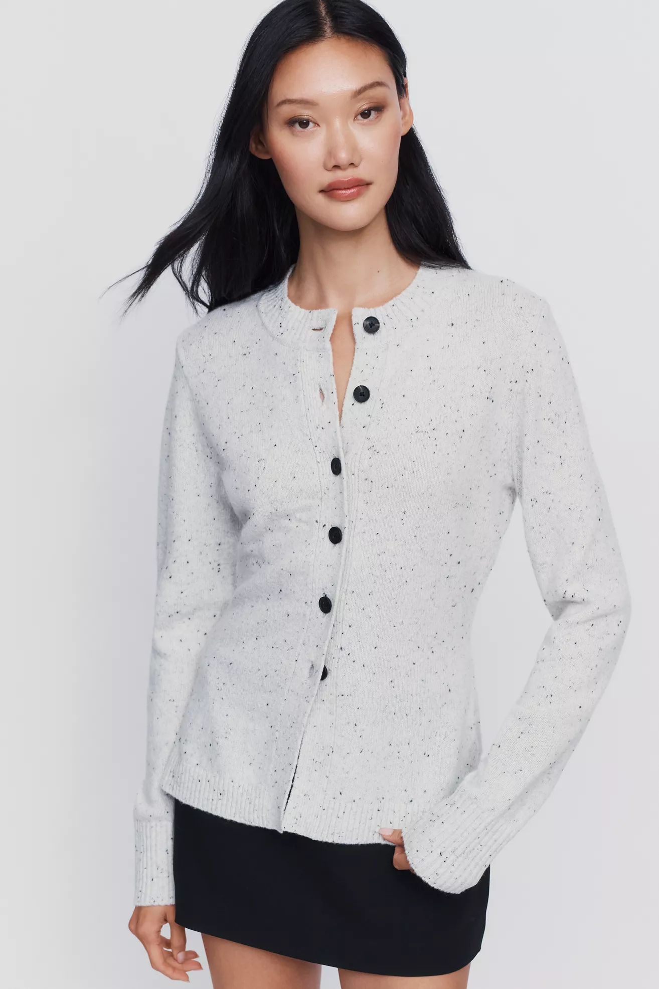 ALIGNE Daphne Wool Blend Flecked Cardigan