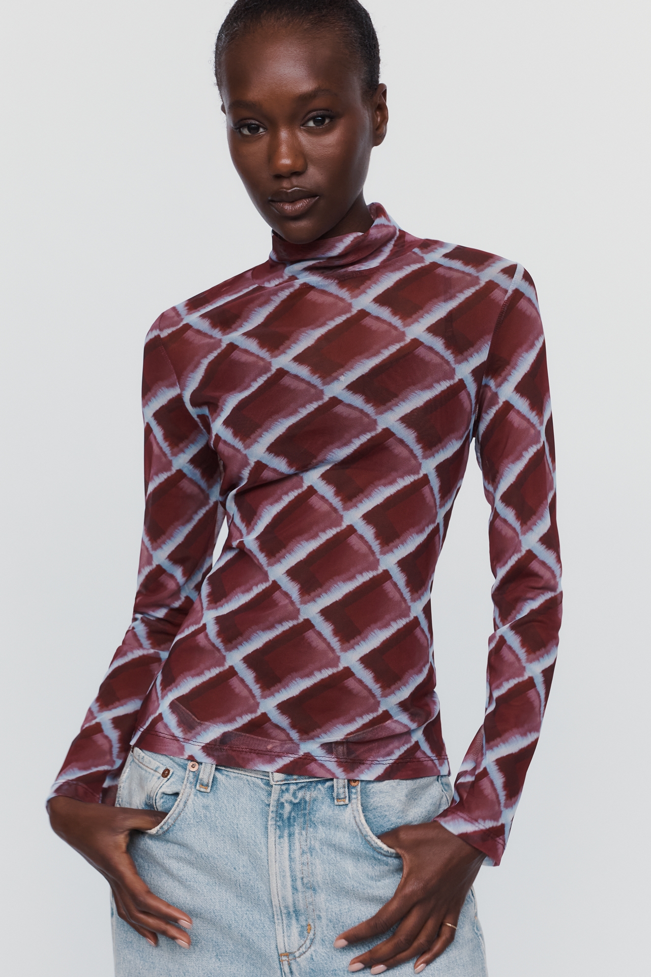 ALIGNE Phoenix Mock Neck Top