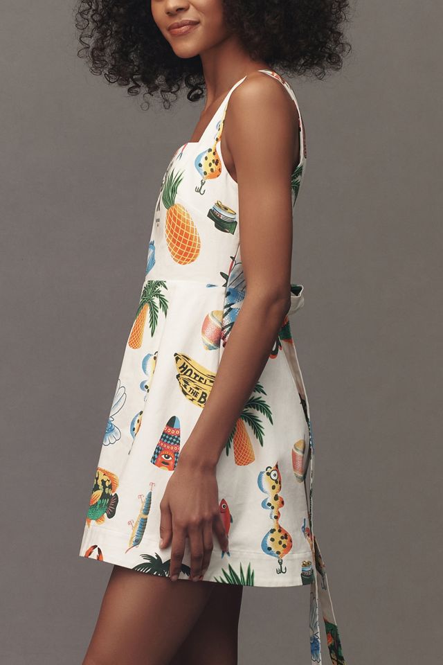 ALÉMAIS Samaki Square-Neck Mini Dress #2