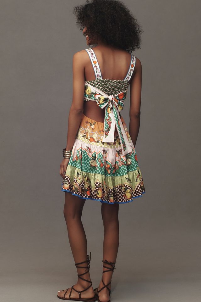 ALMAIS Lemonis Sleeveless Cutout Mini Dress | Anthropologie