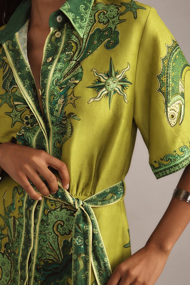 ALÉMAIS Solaris Short-Sleeve Printed Mini Dress #3
