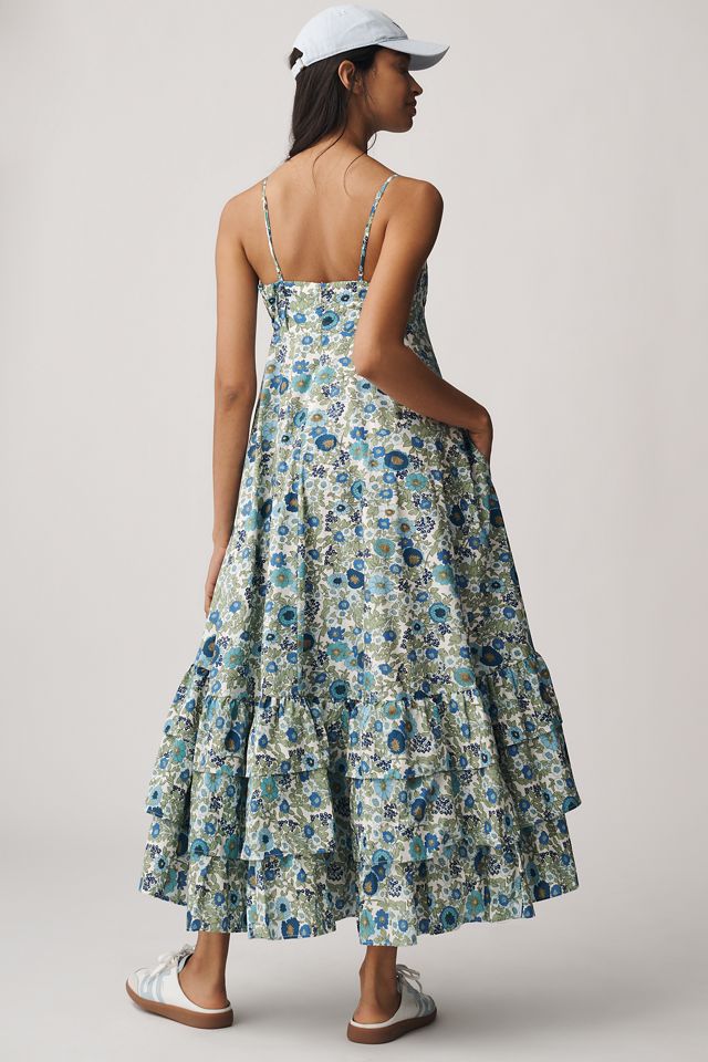 ALÉMAIS Pam Sleeveless Tiered Midi Dress #2