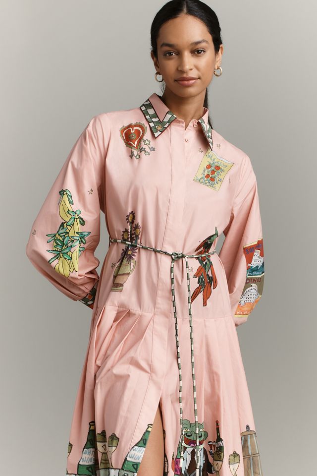 ALÉMAIS Contessa Cotton Midi Shirt Dress #2