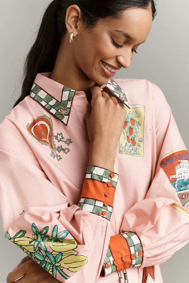 ALÉMAIS Contessa Cotton Midi Shirt Dress #3