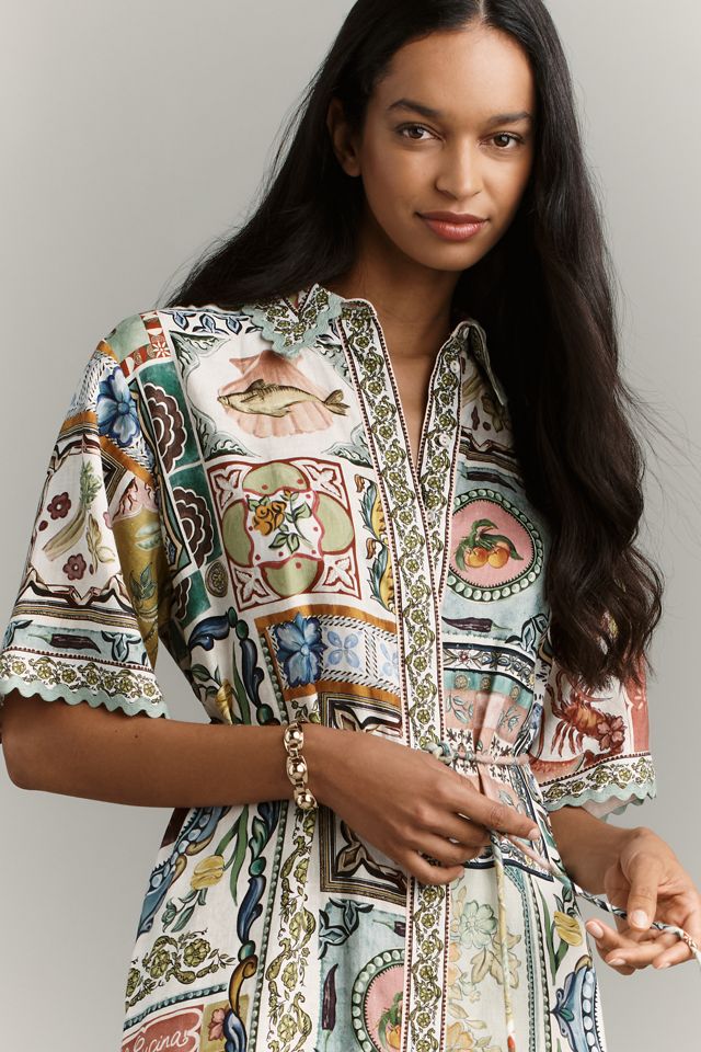 ALÉMAIS Tommasina Linen Shirt Dress #2