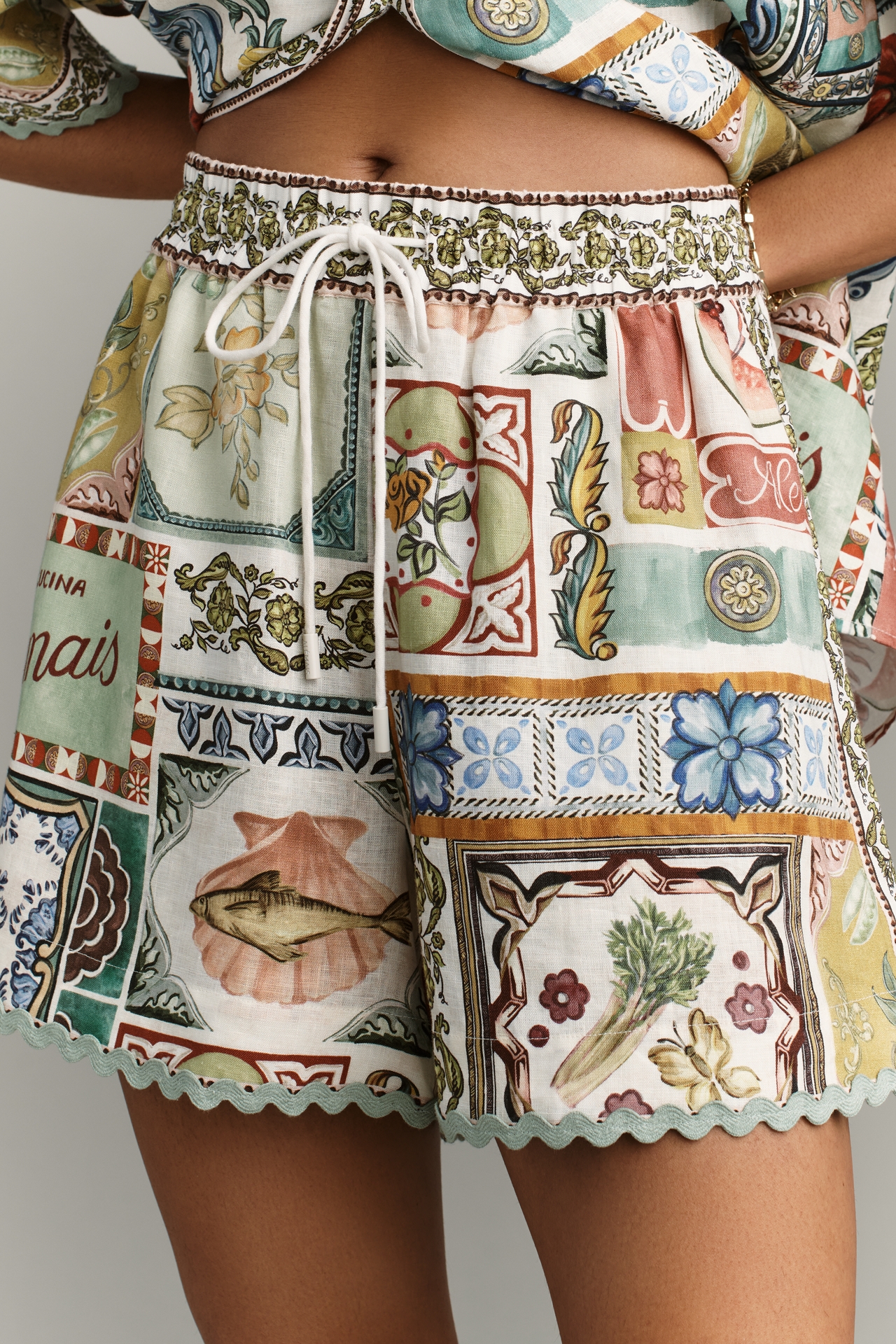 ALÉMAIS Tommasina Linen Shorts