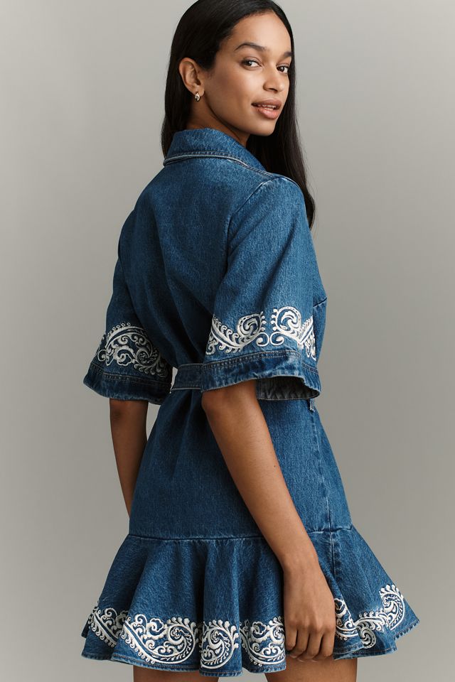 ALÉMAIS Jacones Denim Mini Dress #1