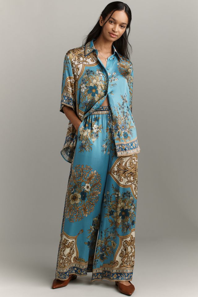 ALÉMAIS Cassie Silk Buttondown Shirt #2