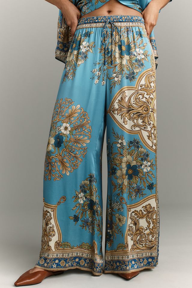 ALÉMAIS Cassie Silk Pull-On Pants #1