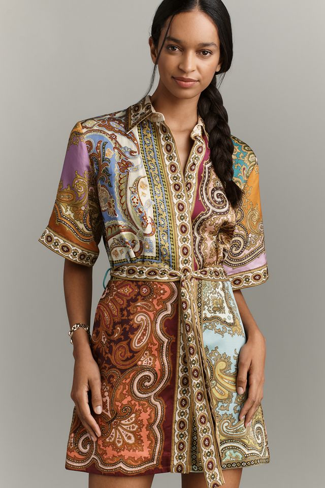 ALÉMAIS Clemenza Spliced Mini Dress #2