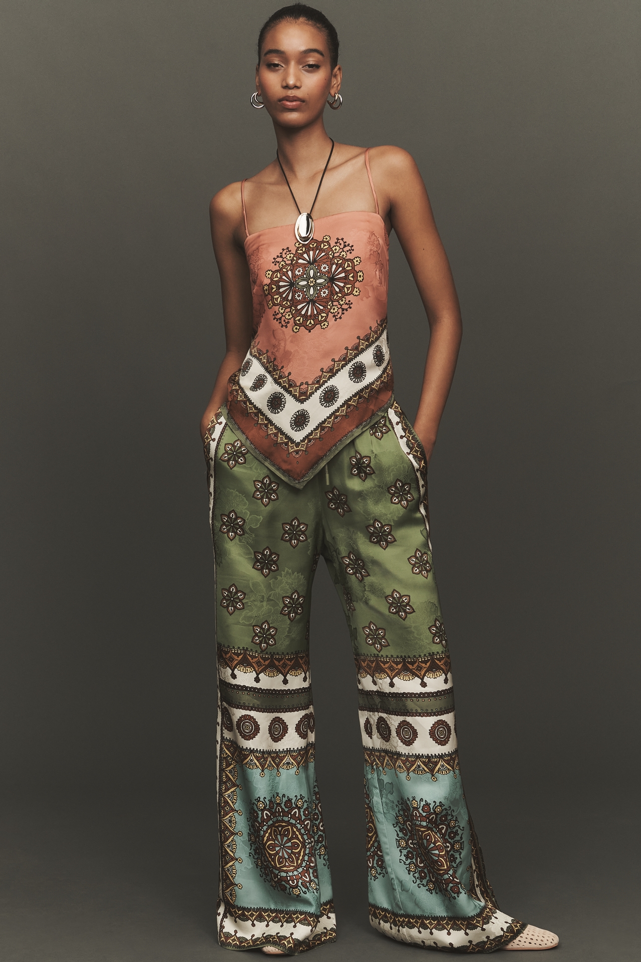 ALÉMAIS Contina Tie-Back Scarf Top