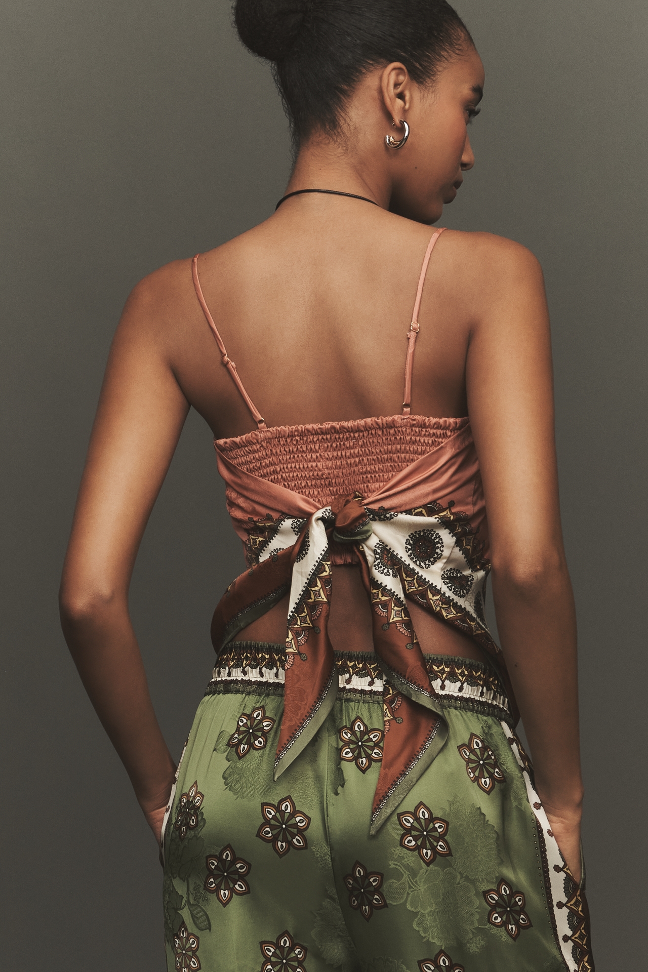 ALÉMAIS Contina Tie-Back Scarf Top