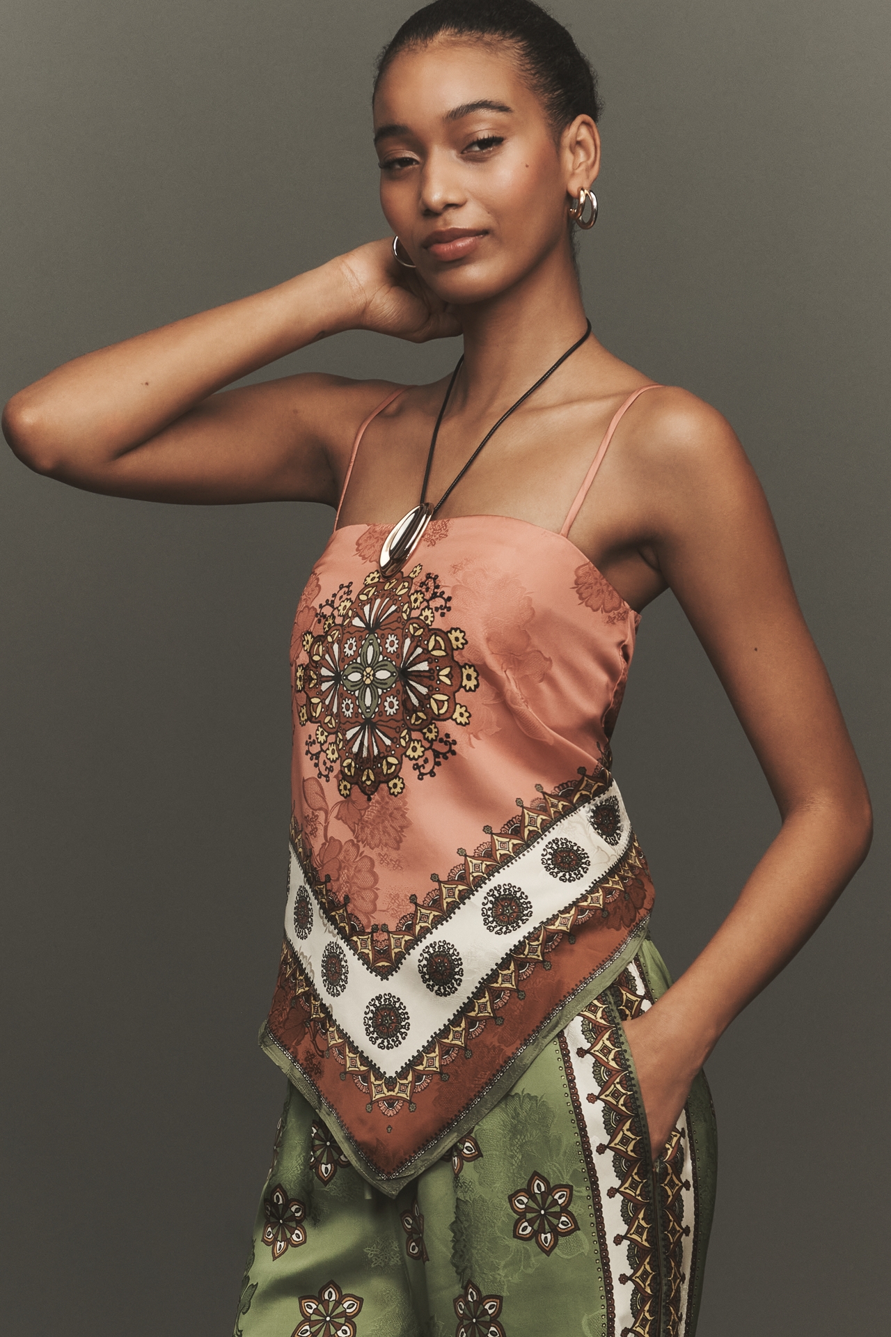 ALÉMAIS Contina Tie-Back Scarf Top