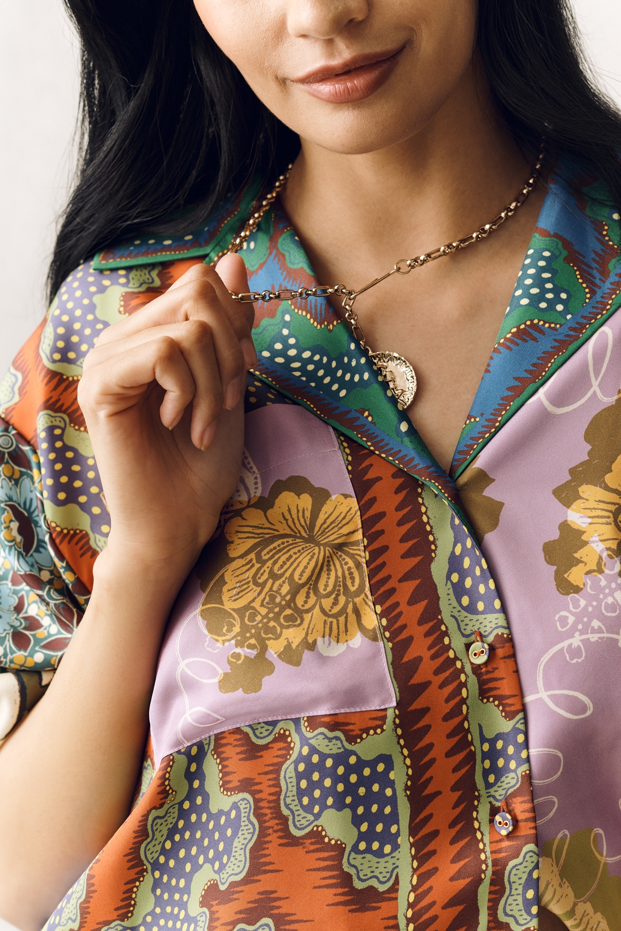 ALÉMAIS Arnie Silk Buttondown Shirt