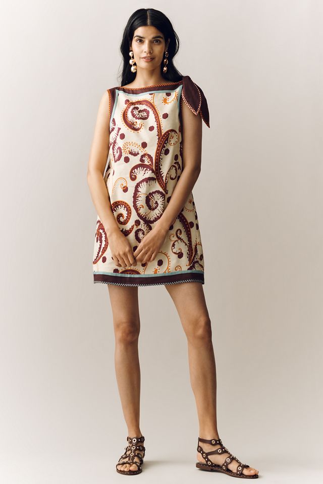 ALÉMAIS Wilson Linen Silk Mini Dress #3