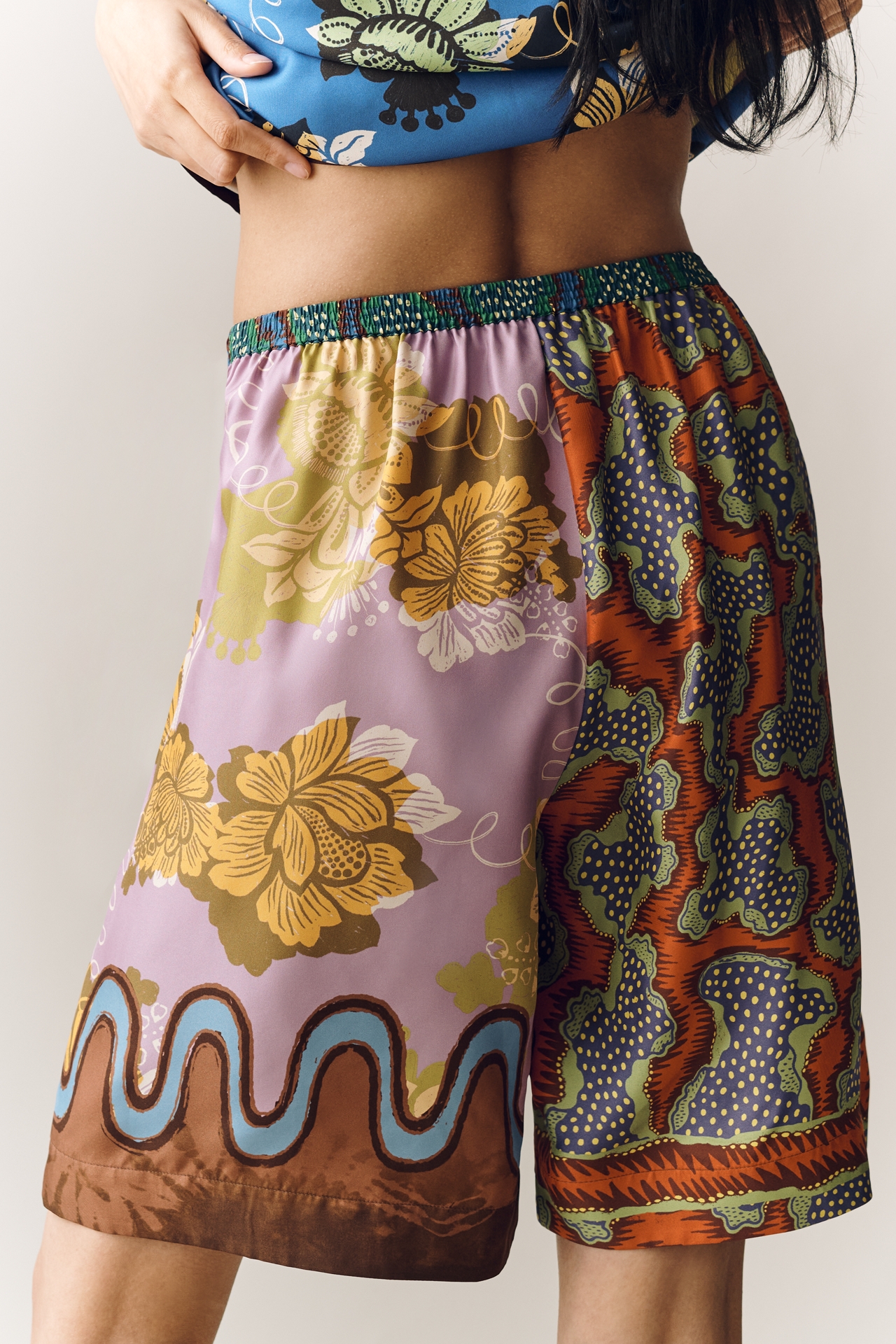 ALÉMAIS Arnie Silk Shorts