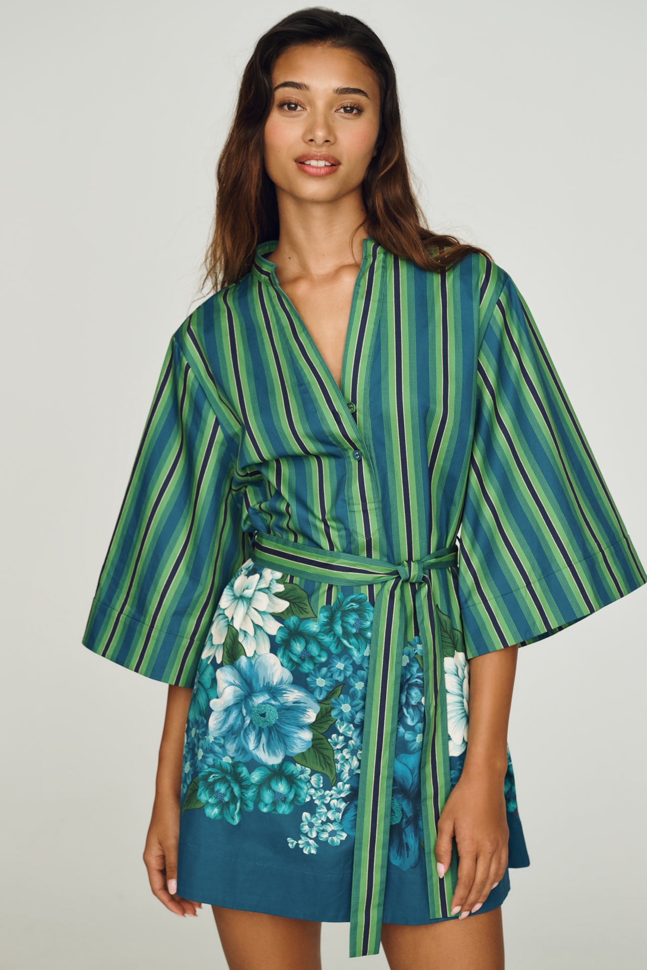 ALÉMAIS Margo Cotton Poplin Mini Dress