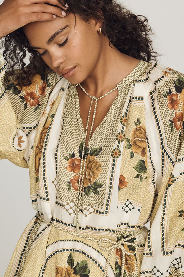 ALÉMAIS Dixie Long-Sleeve Mini Dress | Anthropologie