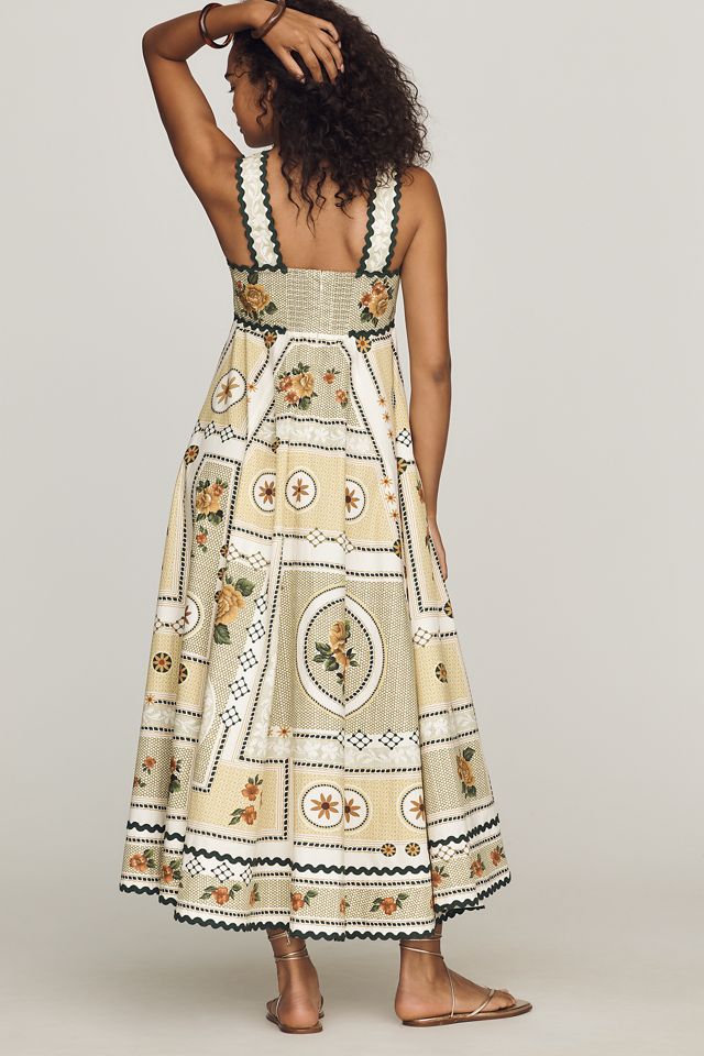ALÉMAIS Dixie Cotton Poplin Midi Dress #1