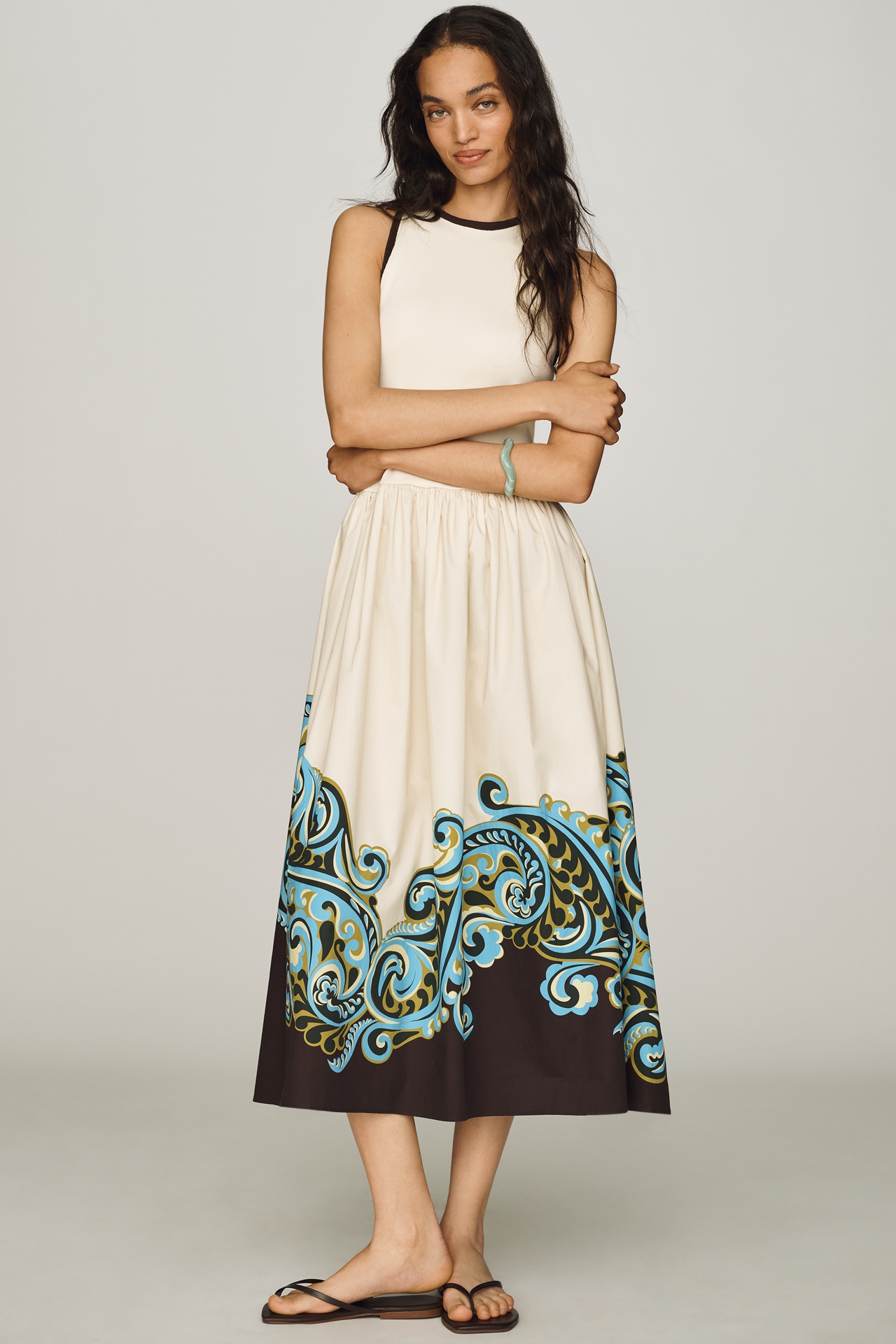 ALÉMAIS Natalia Cotton Poplin Maxi Dress