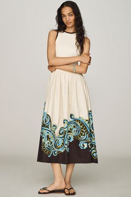 ALÉMAIS Natalia Cotton Poplin Maxi Dress