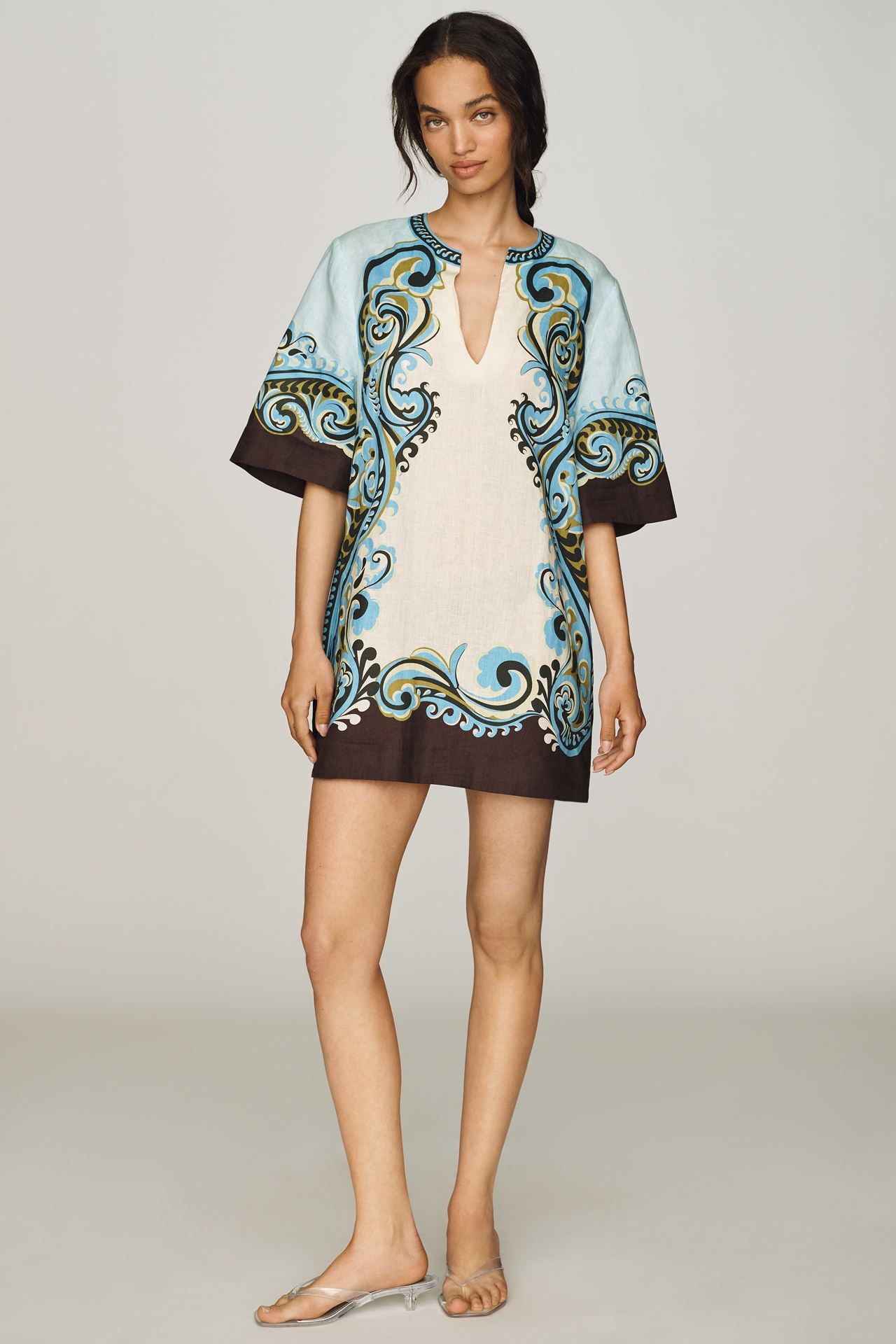 ALÉMAIS Natalia European Linen Mini Dress