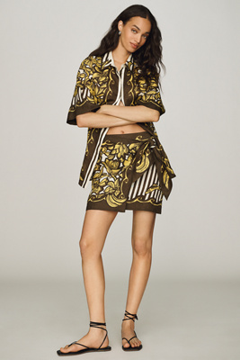Mona Hemp Mini Sarong Skirt
