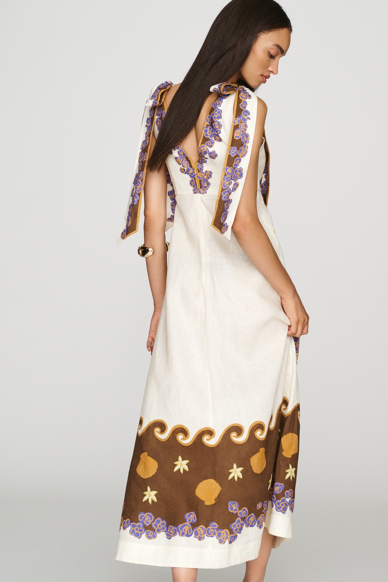 ALÉMAIS Island Cove Linen Dress