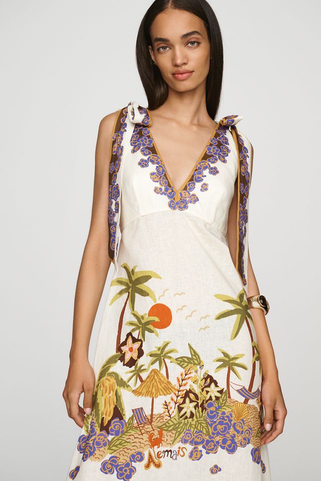 ALÉMAIS Island Cove Linen Dress #3
