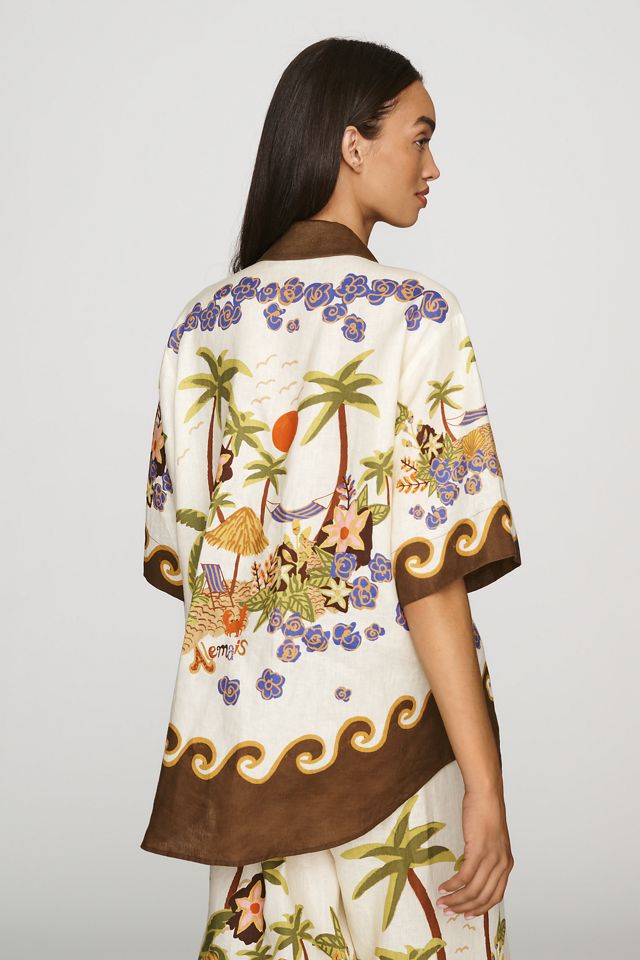 ALÉMAIS Island Cove Linen Shirt  #3