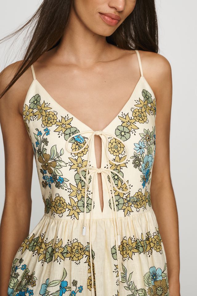 ALÉMAIS Sophia Linen Midi Dress #1