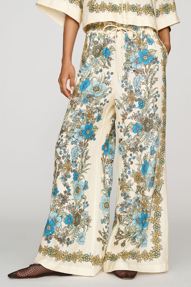 ALÉMAIS Sophia Linen Wide-Leg Pants #1