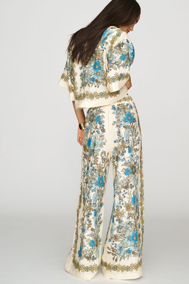 ALÉMAIS Sophia Linen Wide-Leg Pants #3