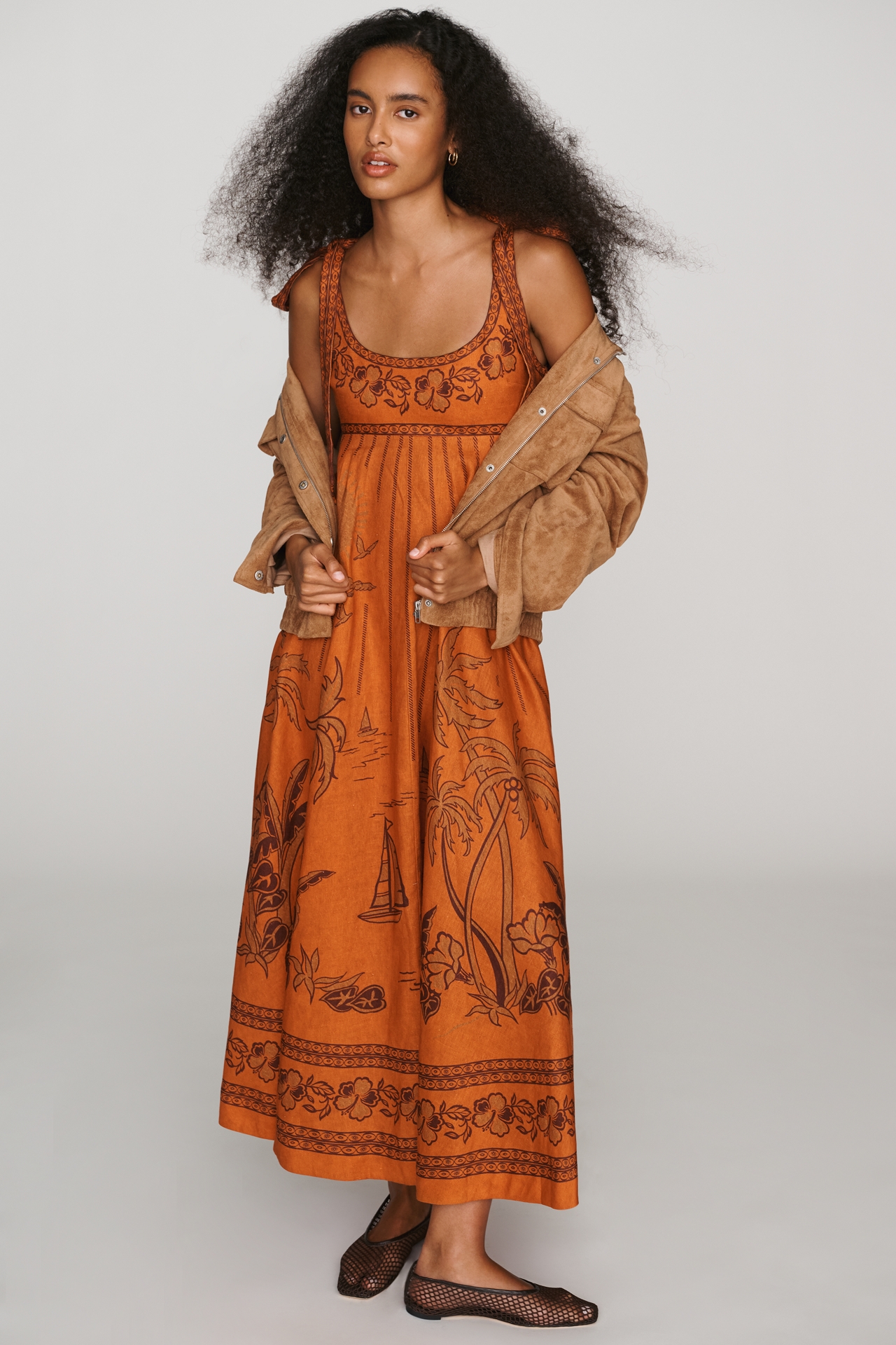 ALÉMAIS Boathouse Ballet Linen Dress