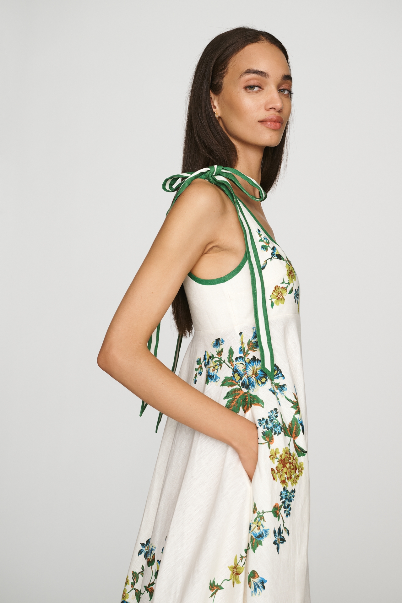 ALÉMAIS Phyllis Ballet Linen Dress