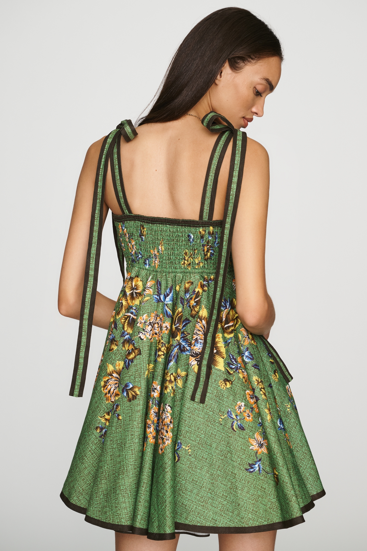 ALÉMAIS Phyllis Linen Mini Dress