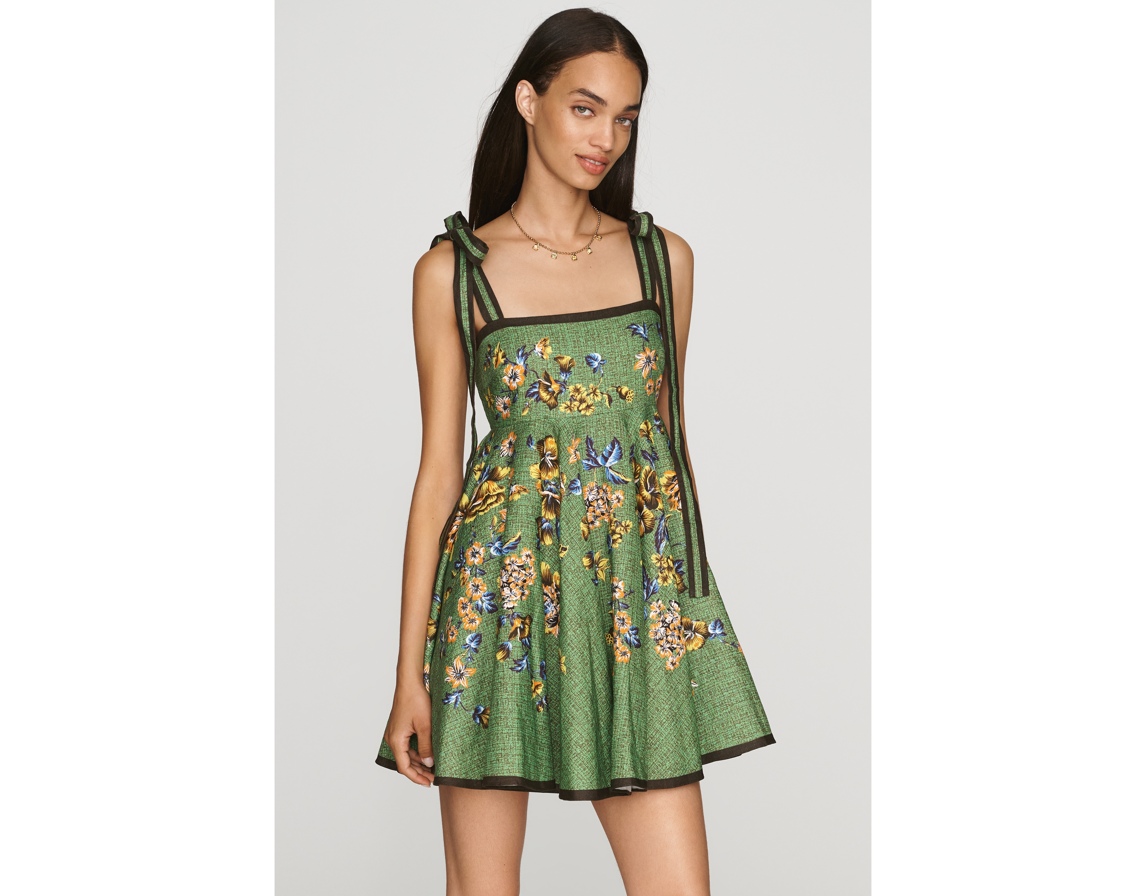 ALÉMAIS Phyllis Linen Mini Dress