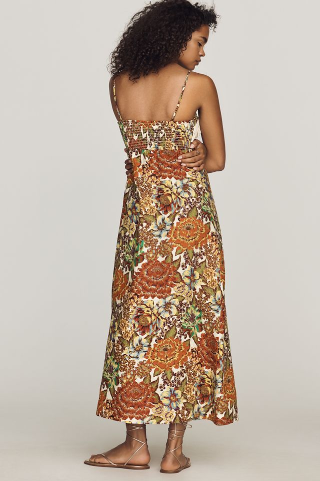 ALEMAIS Lana Linen Midi Dress #1