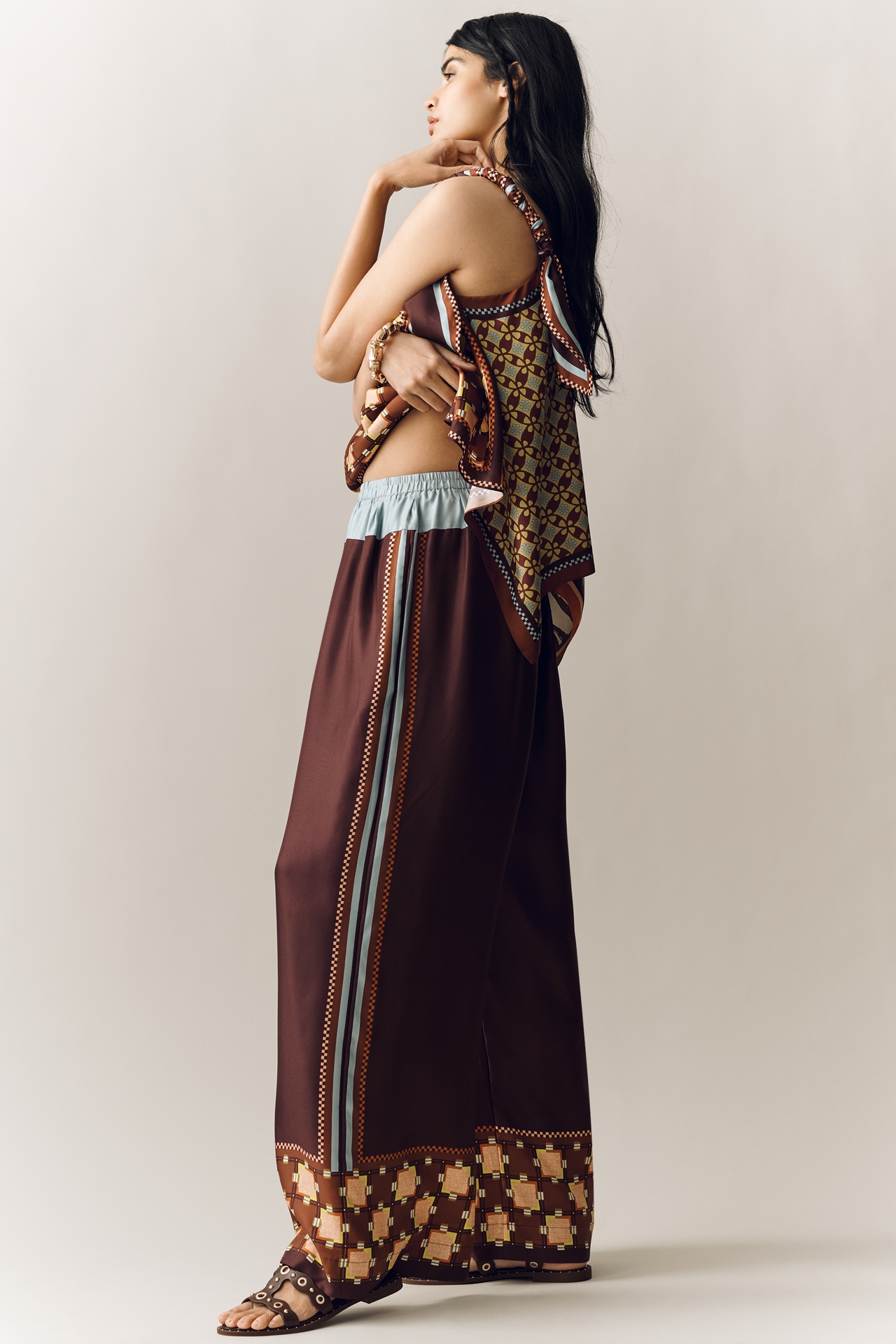ALÉMAIS Wilson Silk Pants