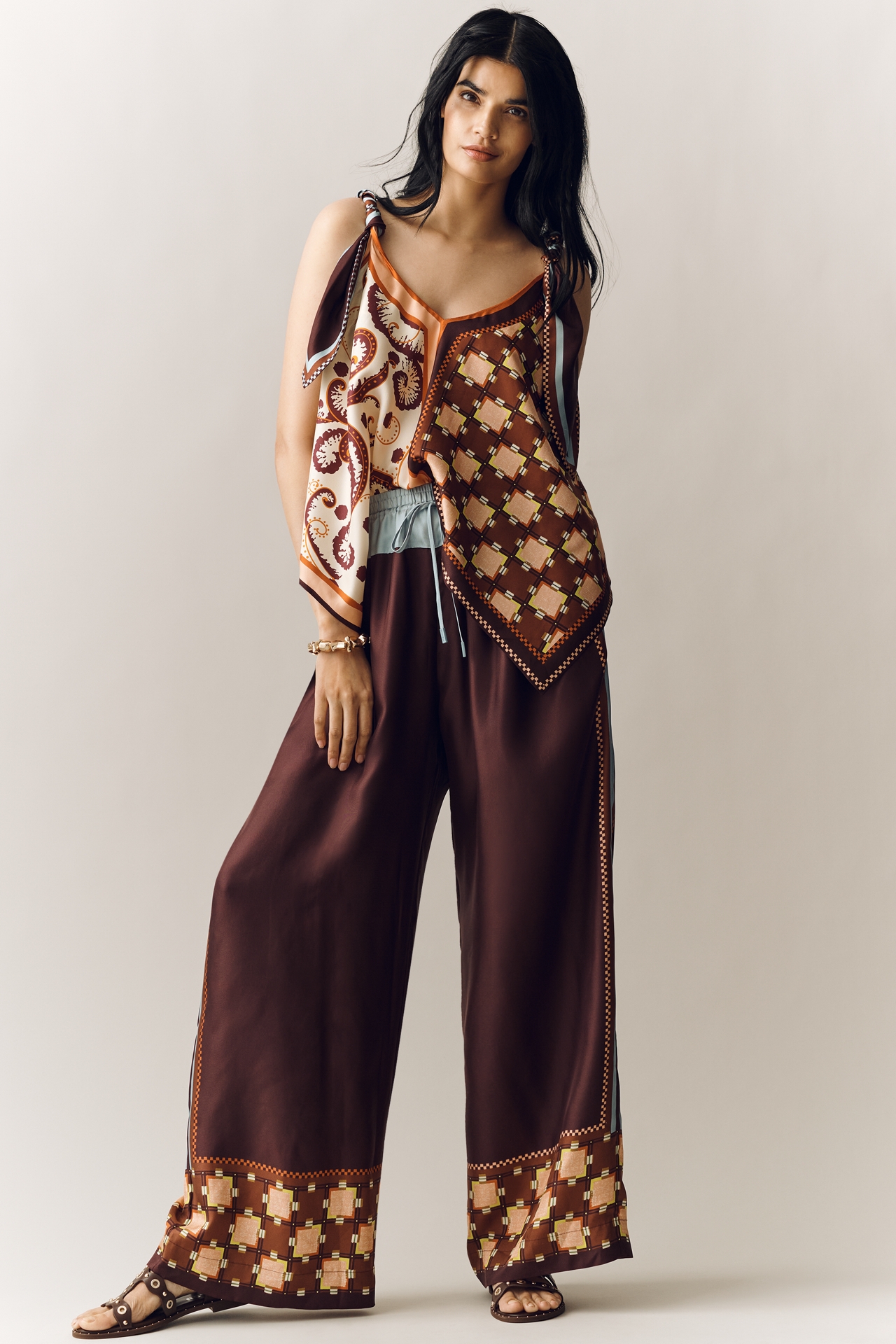 ALÉMAIS Wilson Silk Pants