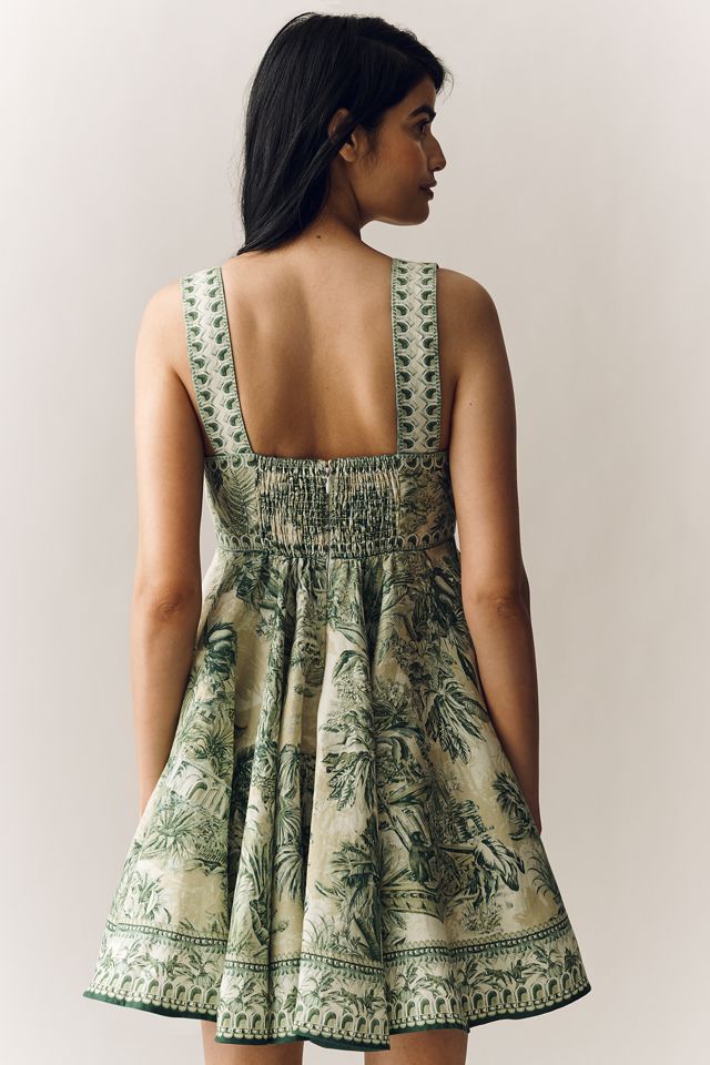 ALMAIS Sara Linen Twist Mini Dress | Anthropologie