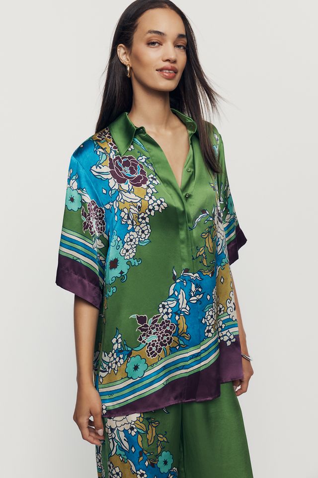 ALÉMAIS Nanci Silk Shirt #2